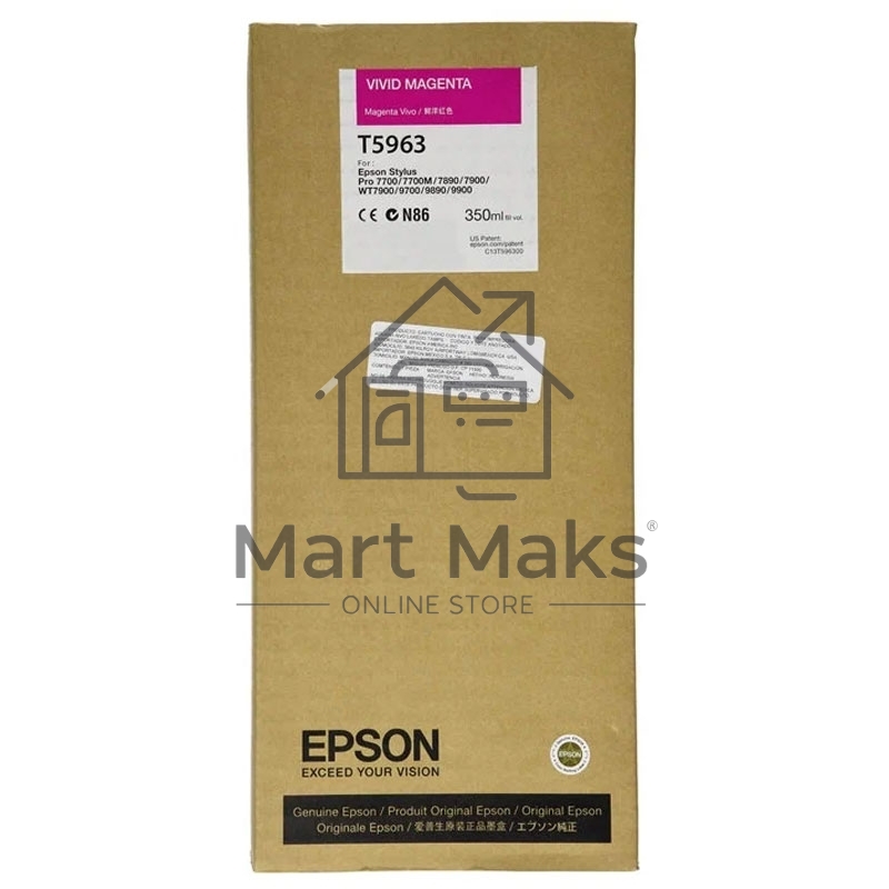 Картридж струйный Epson C13T596300 пурпурный для Epson St Pro 7900/9900 (350мл)