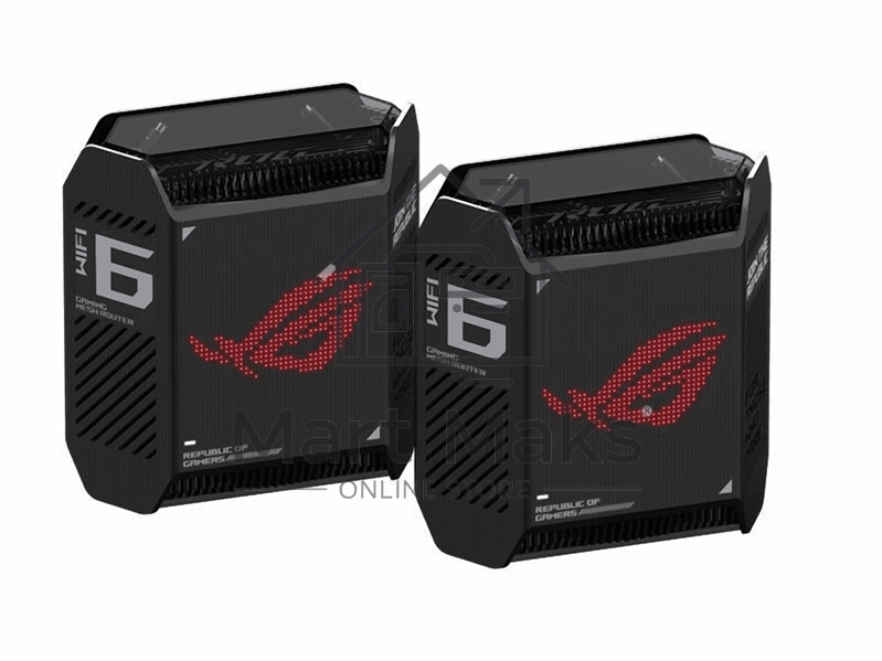 Маршрутизатор ASUS GT6/UK/13/P_EU_UK /черный-2-PK(90IG07F0-MU9A20 )