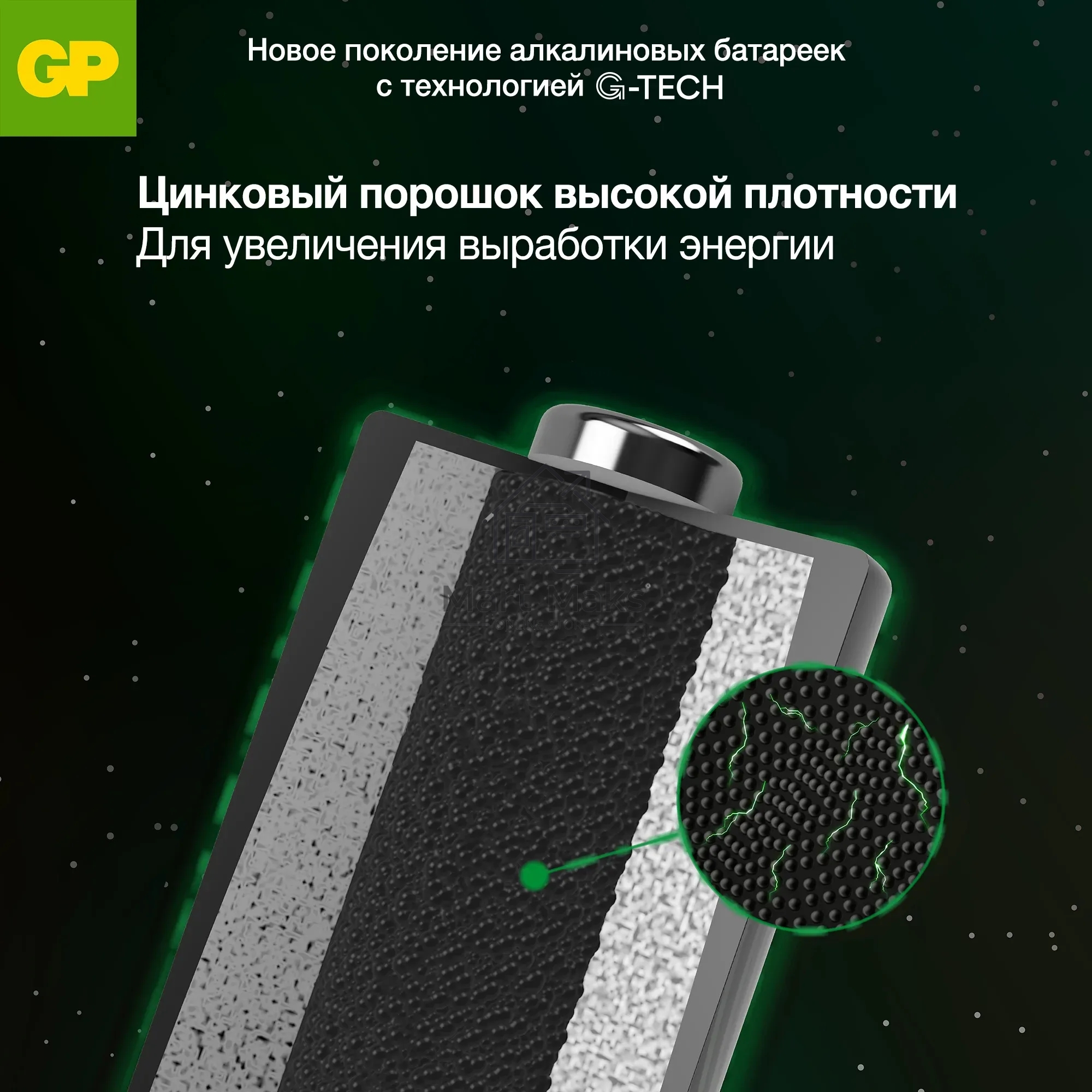 Батарея GP Super Alkaline 24AA21-2CRSWC10 AAA (10шт) спайка