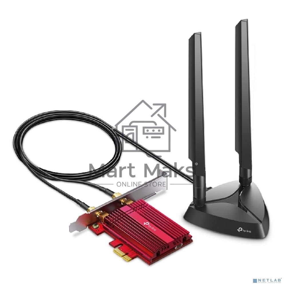 Трехдиапазонный беспроводной PCI Express-адаптер TP-Link Archer TXE75E AXE5400 Wi-Fi 6E с поддержкой Bluetooth 5.3