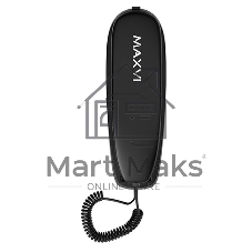 Телефон проводной Maxvi CS-01 черный