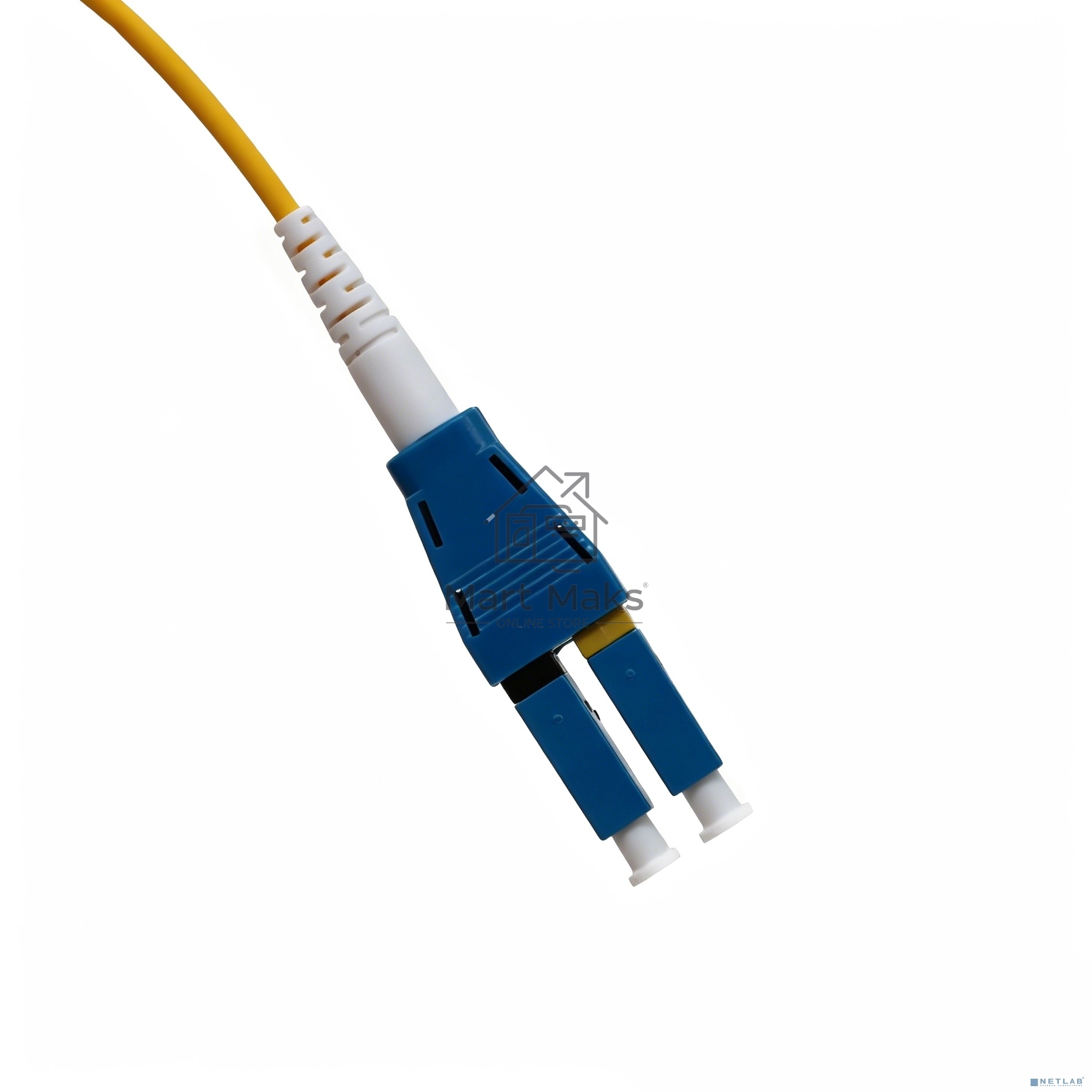 Оптический патчкорд NEOMAX (NMO-LC-LC-SM-1M) LC/UPC-LC/UPC, OS2, Singlemode, Duplex, 9/125, LSZH, Yellow, 1м