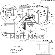 Духовой шкаф Electrolux COB8S39WZ с паром SteamBoost,черный цвет, сенсорное управление, электронное регулирование времени и температуры, будильник, таймер отключения, отложенный старт, подсказка оптимальной температуры, хромированные направляющие из нержавеющей стали Easy Entry , телескопические направляющие (1 ур) с изменением высоты установки, 3 стекла, очистка паром, термощуп, плавное закрытие дверцы SoftClosing, пр-во Германия