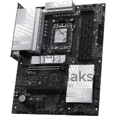 Материнская плата MSI PRO X870E-S EVO WIFI, AM5, AMD X870E, 4xDDR5 (до 256 ГБ), 4xSATA, 3xM.2 (1xPCIe 5.0, 2xPCIe 4.0), 1xPCIe 5.0 x16, 1xPCIe 4.0 x16, 1xPCIe x1, 1xHDMI, 1x5Gb LAN, Wi-Fi 7, Bluetooth 5.4, 1xUSB-C 40Gbps (USB4), 1xUSB-C 20Gbps, 2xUSB-A 10Gbps, 2xUSB-A 5Gbps, 4xUSB-A 2.0, 3x3.5 мм, 7.1, чёрный, ATX