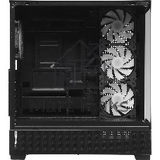 Корпус ACCORD ACC-ZA11B AR Black, Midi-Tower, чёрный, 4 x 120 мм
