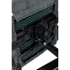 Кресло игровое Knight Regal Fabric серый/светло-серый иск.замша крестов. металл