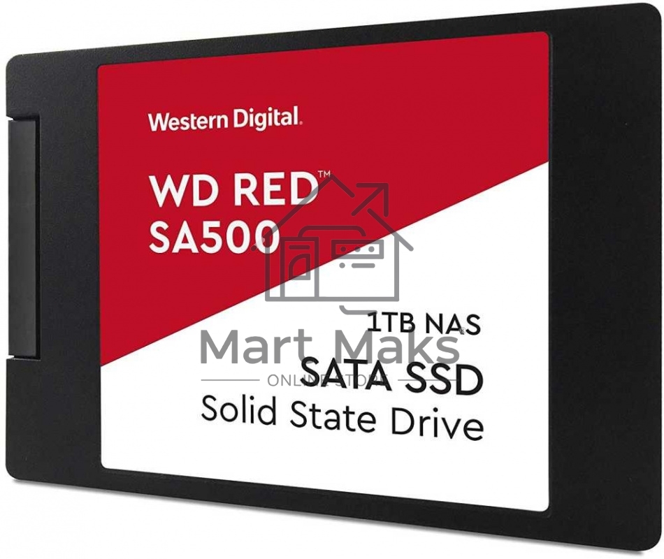 Накопитель SSD WD Red SA500 NAS 3D NAND WDS100T1R0A 1ТБ 2,5