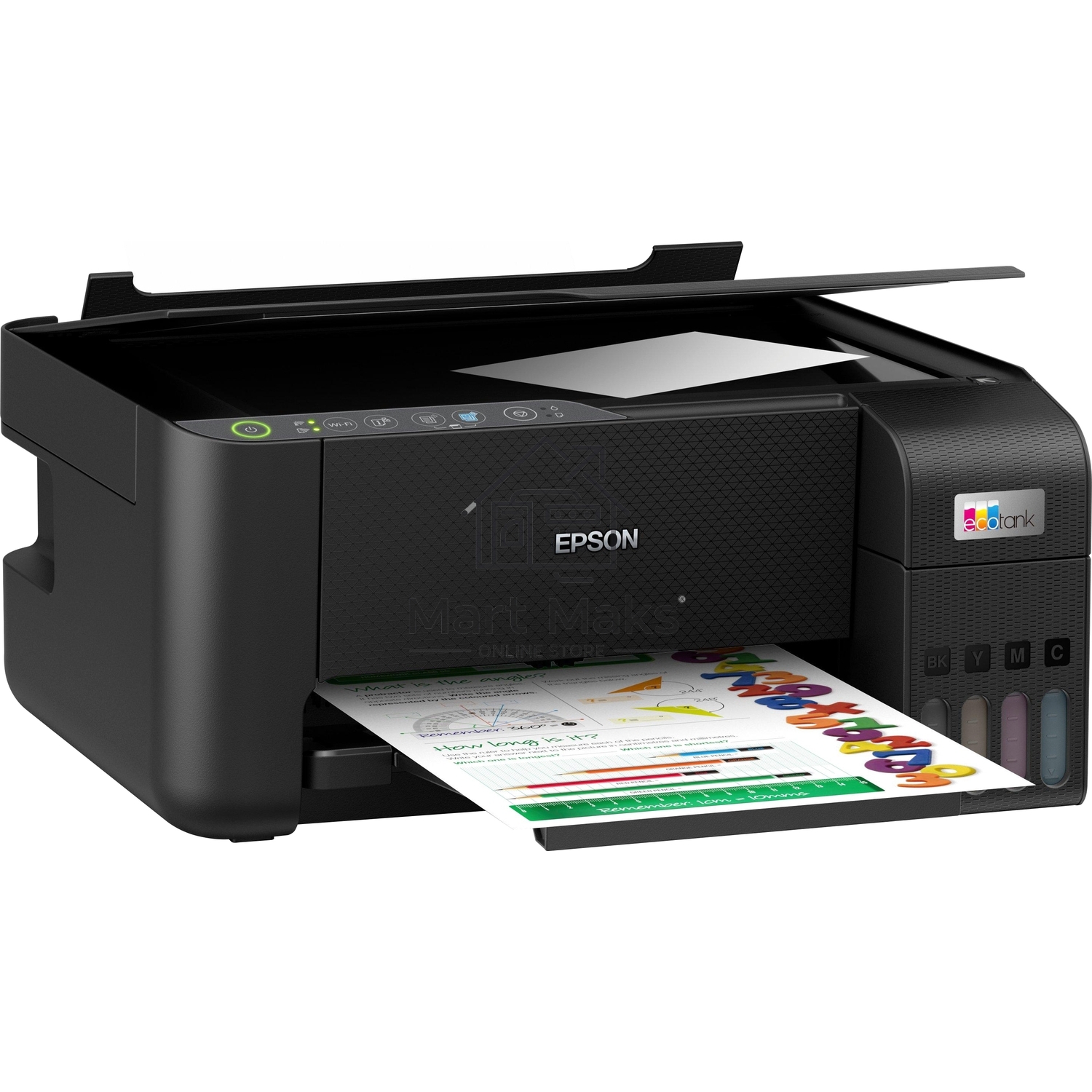 МФУ струйный Epson L3250 (C11CJ67412/C11CJ67418/C11CJ67405/C11CJ67408/C11CJ67503/C11CJ67508/C11CJ67523), A4, цветное, печ. до 33 стр/мин. (ч/б) до 15 стр/мин. (цвет), скан. до 11 стр/мин. (ч/б) 28 стр/мин. (цвет), 1440 x 5760 dpi (печать) 1200x2400dpi (ск