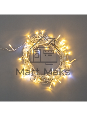 Гирлянда Neon-night Нить 20м, с эффектом мерцания, прозрачный провод, IP44, 230В, диоды ТЕПЛЫЕ БЕЛЫЕ, 150 LED