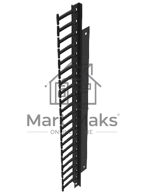 Кабельный органайзер Вертикальный C3 Solutions C3.OP4802 односторонний пальцы 48U глуб.:150мм Кабельный органайзер Вертикальный C3 Solutions C3.OP4802 односторонний пальцы 48U глуб.:150мм