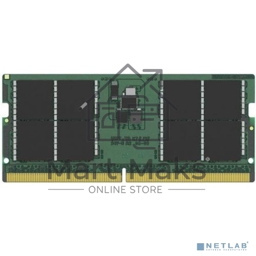 Оперативная память Kingston ValueRAM, DDR5, 16GB (1x16GB), 4800MHz, CL40, SO-DIMM