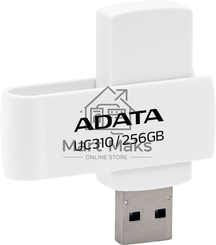 Флешка USB ADATA R/W 256GB USB 3.2 Gen1 UC310-256G-RWH White