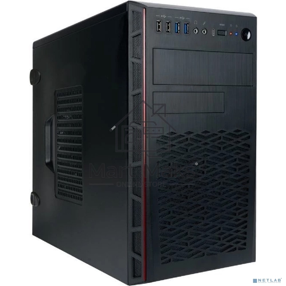Компьютерный корпус Mini Tower InWin EMR065 Black 500W PM-500ATX  U3.0*2+U2.0*2+A(HD)+intrusion switch  mATX