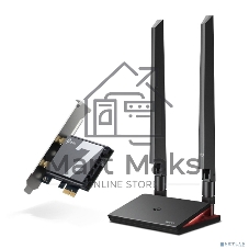 Трехдиапазонный беспроводной PCI Express-адаптер Wi-Fi 7 TP-Link Archer TBE550E BE9300 с поддержкой Bluetooth 5.4