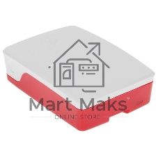 Компьютерный корпус Qumo ABS Plastic, Raspberry Pi 4, White+Red(RS030)