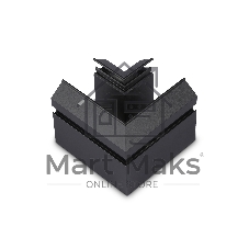 Коннектор угловой для корпуса в натяжной потолок Magnetic 220V 100*100*61 GL1043 BK черный (соединители в комплекте)
