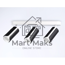 Светильник Ambrella light TN51605/3 BK/WH черный/белый GU10/3 380*60*195