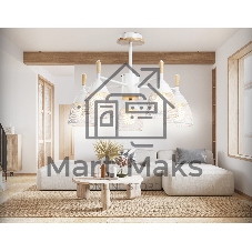 Светильник Ambrella light TR8012/5 WH белый E27*5 max 40W D600*385