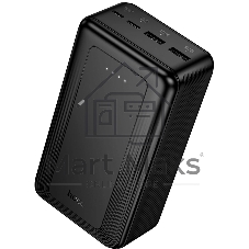 Внешний аккумулятор 30000mAh 2USB+1Type-C+1micro USB 2.0A Hoco J165B (Black)