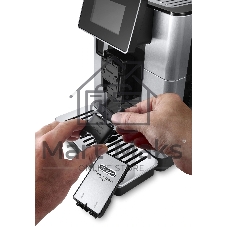 Кофемашина автоматическая DeLonghi ECAM610.74.MB черный/серебристый, исп. кофе - зерновой/молотый, 2.2 л, 1450 Вт, 19 Бар.
