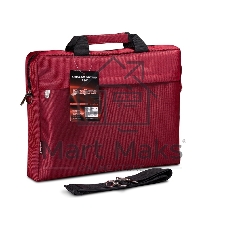 Сумка для ноутбука ExeGate EX212299RUS Start S15 Red, красная, полиэстер, для ноутбуков до 15.6