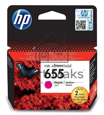 Картридж струйный HP 655 CZ111AE пурпурный для HP DJ IA 3525/4615/4625/5525/6525 (600стр.)