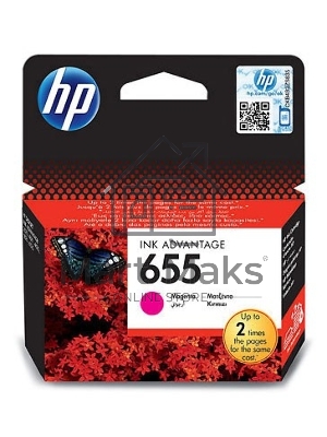 Картридж струйный HP 655 CZ111AE пурпурный для HP DJ IA 3525/4615/4625/5525/6525 (600стр.)