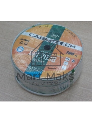 Кабель коаксиальный Proconnect CABLETECH (01-2431-6)SAT 703B+CU/Al/CU, 75 Ом, 100м., белый AT 703B+CU/Al/CU, 75 Ом, 100м., для установки спутниковой телевизионной системы, белый Кабель коаксиальный Proconnect CABLETECH (01-2431-6)SAT 703B+CU/Al/CU, 75 Ом, 100м., белый AT 703B+CU/Al/CU, 75 Ом, 100м., для установки спутниковой телевизионной системы, белый