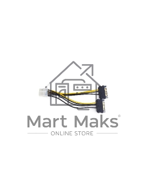 Разветвитель питания Cablexpert CC-PSU-83, 2xSATA->PCI-Express 8pin, для подключения в/к PCI-Е (8pin) к б/п ATX