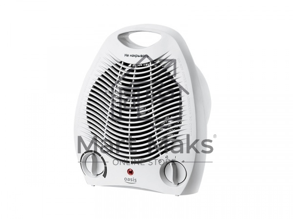 Тепловентилятор Oasis SB-20R белый, 2000 Вт, 20 м2