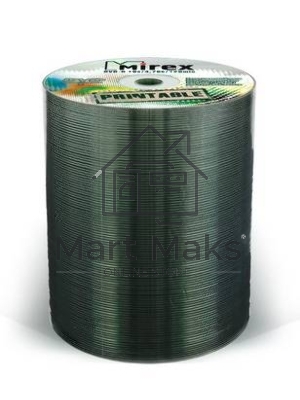 Диск DVD-R Mirex 4.7 Gb, 16x, Shrink (100 шт.), Ink Printable (100/500)