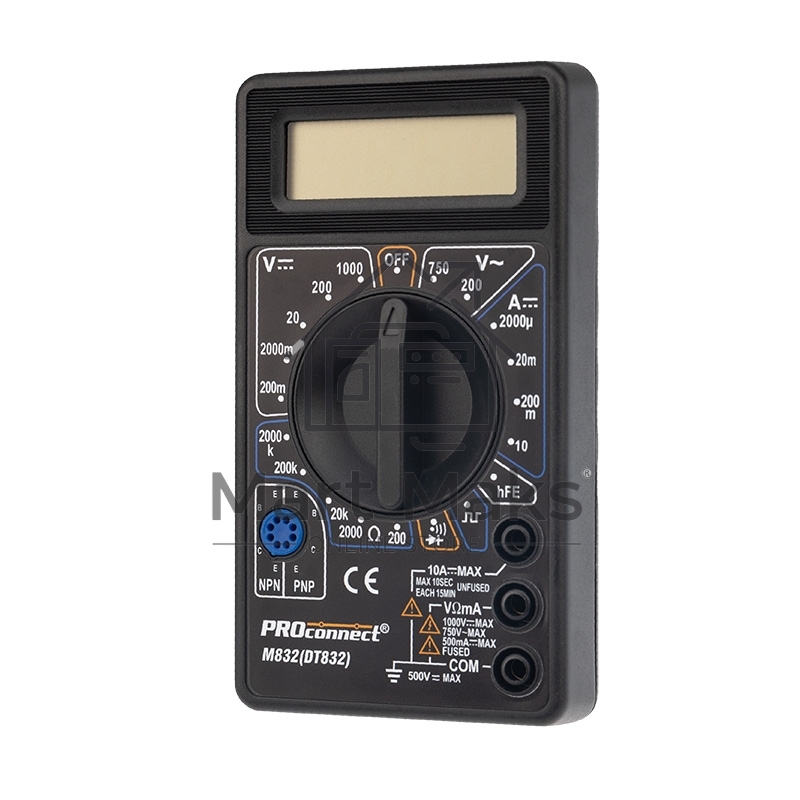 Портативный мультиметр M832 (DT832) PROconnect