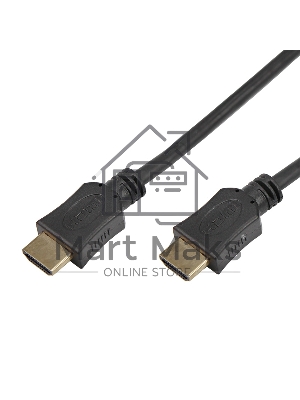 Кабель Proconnect (17-6202-8) Шнур HDMI - HDMI gold 1М без фильтров (PE bag)