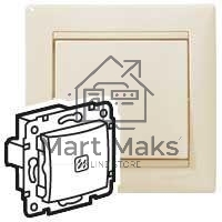 Механизм выключателя 1-кл. СП Valena 10А IP31 с подсветкой сл. кость (DIY-упак.) Leg 695601