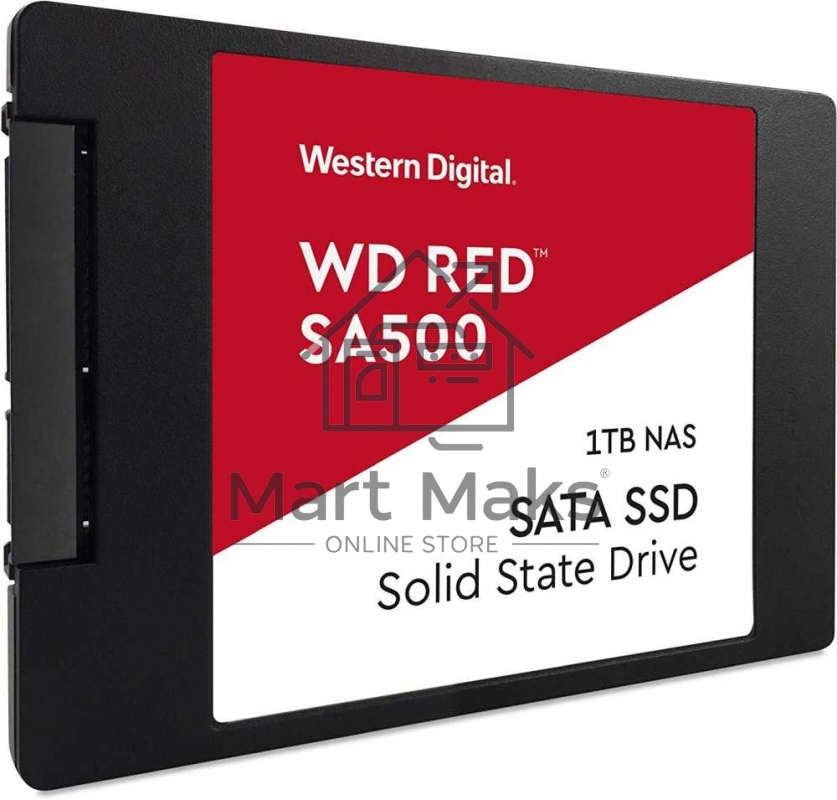 Накопитель SSD WD Red SA500 NAS 3D NAND WDS100T1R0A 1ТБ 2,5