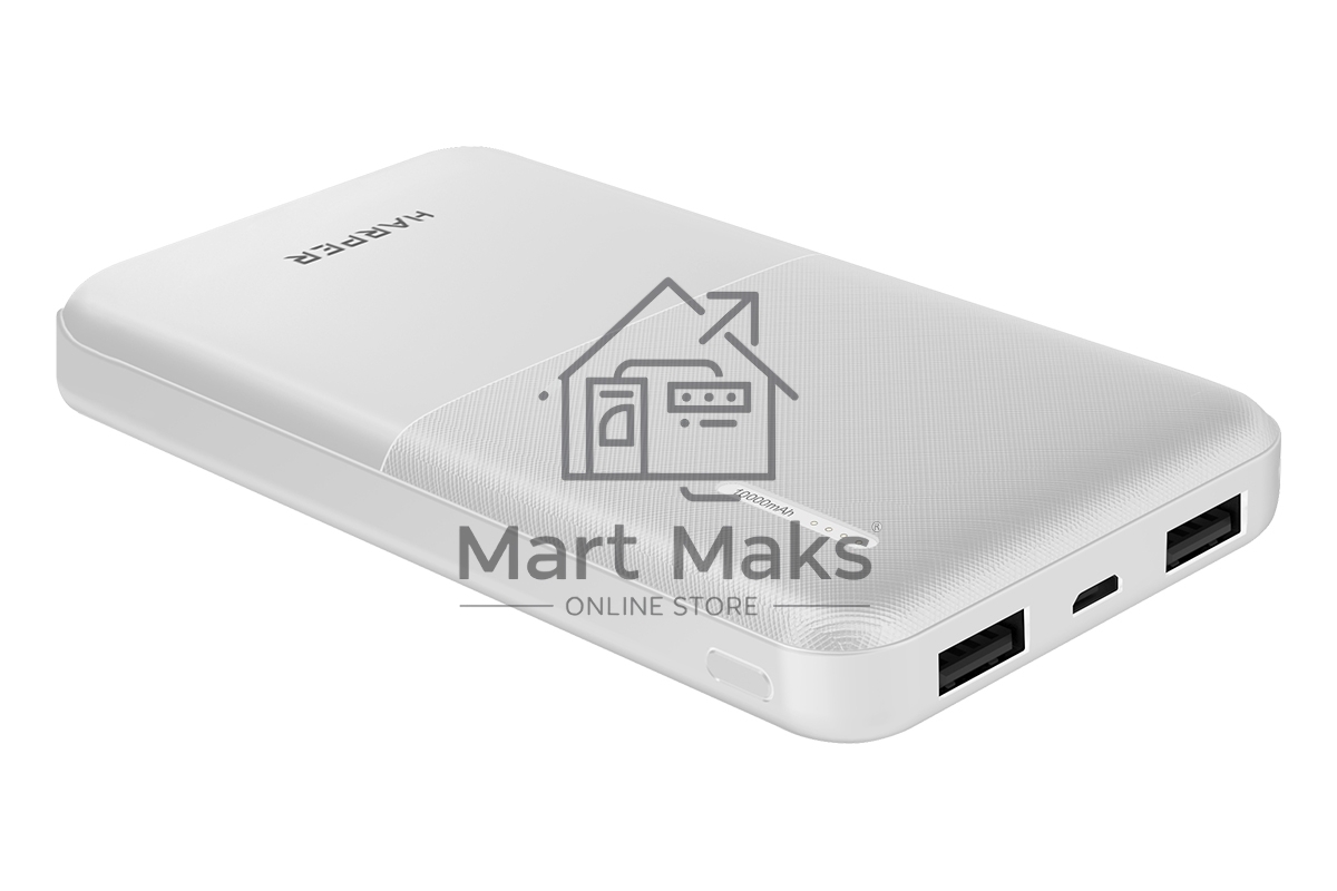 Портативный аккумулятор Harper PB-10011 белый