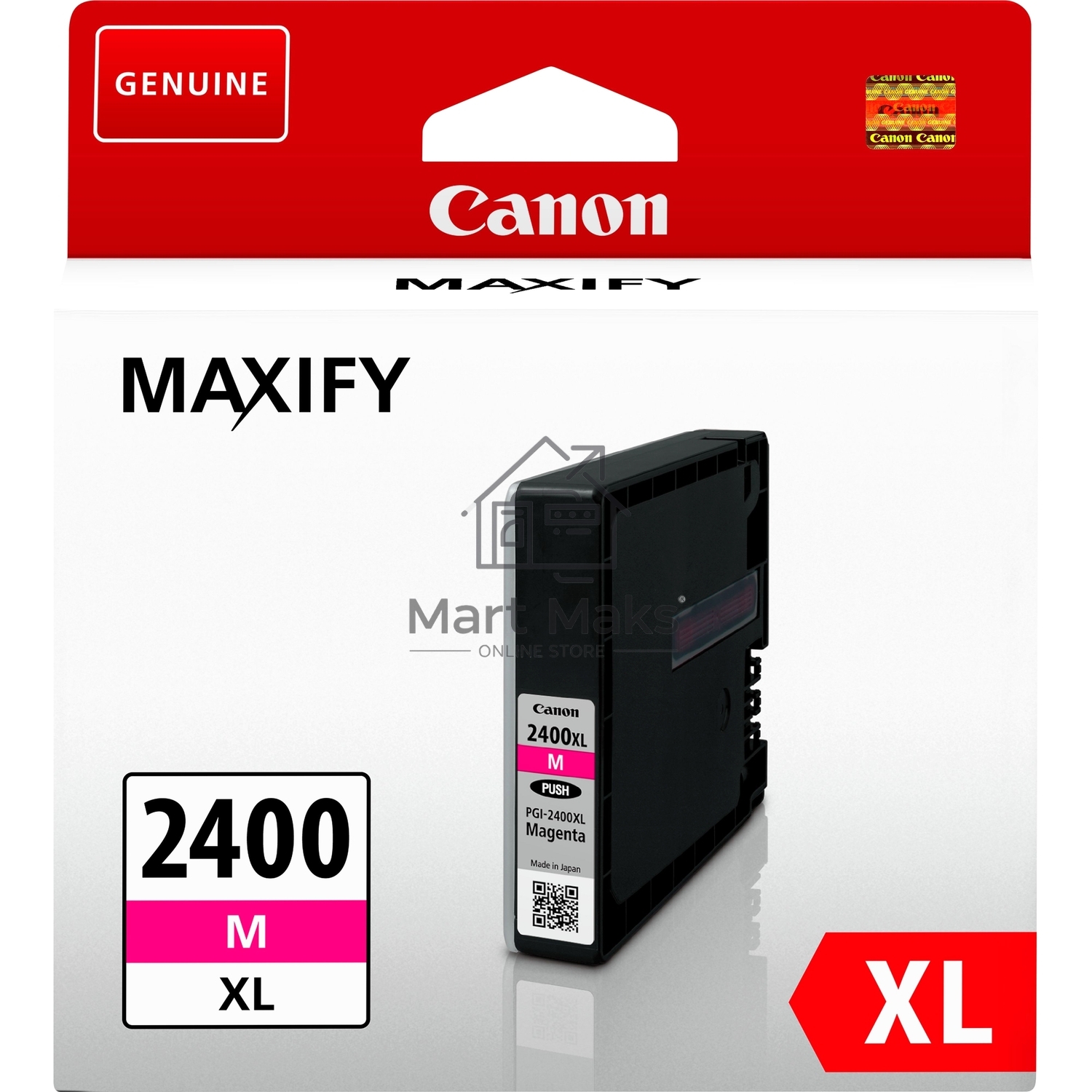 Картридж струйный Canon PGI-2400XL пурпурный, 1500 стр., для MAXIFY iB4040/МВ5040/МВ5340