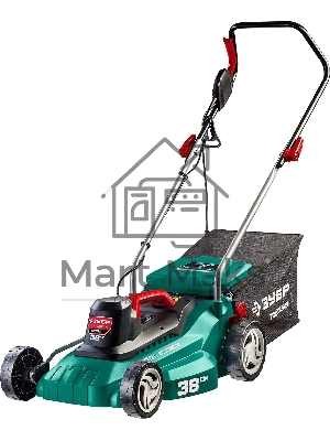 Газонокосилка ЗУБР ГСЦ-38-1700 сетевая, 1700 Вт, ш/с 380 мм, 9.9 кг
