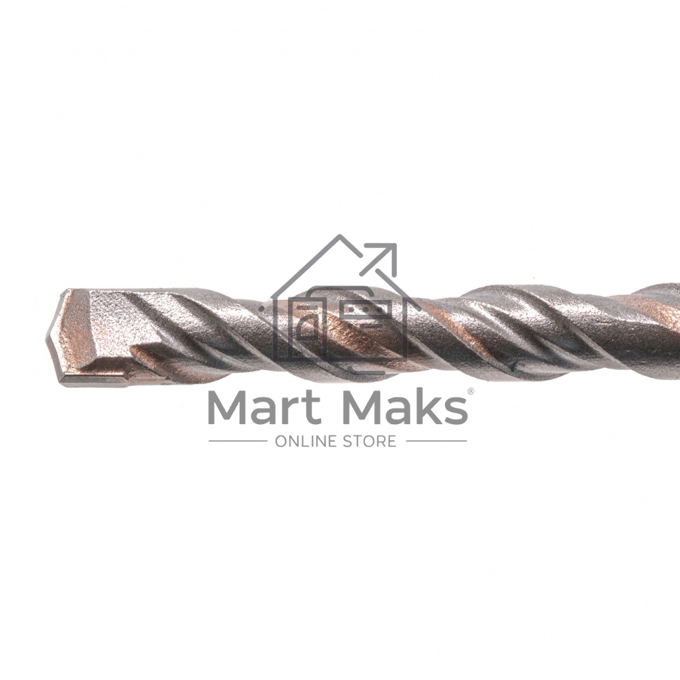 Бур по бетону, двойная спираль, Cobalt W-tip, 6x110 мм, SDS PLUS Denzel