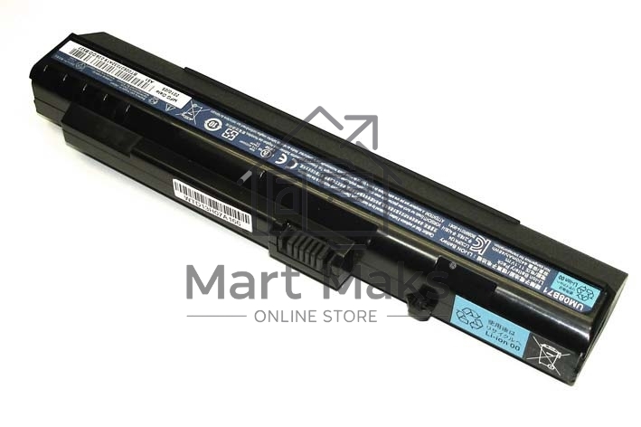 Аккумуляторная батарея для ноутбука Acer Aspire One ZG-5 D150 A110 A150 531 11.1V 5200mAh OEM черный