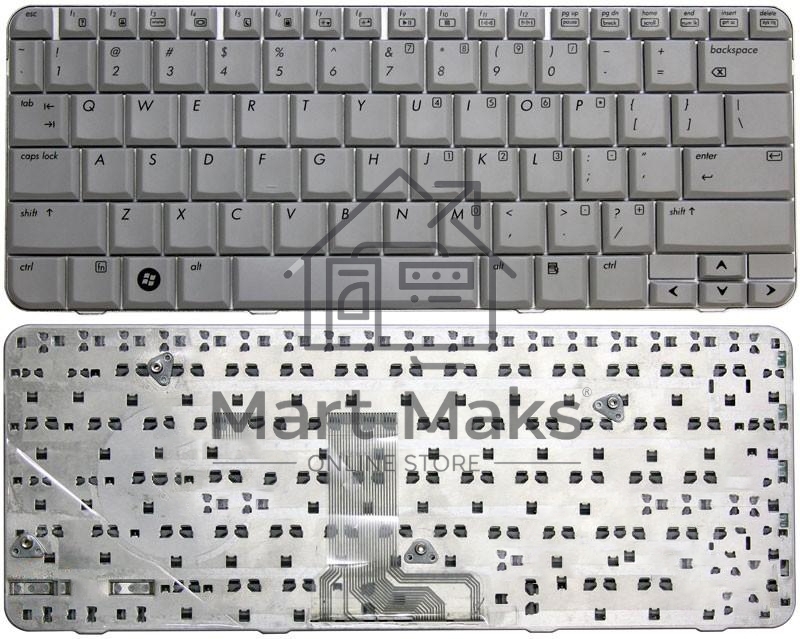 Клавиатура для ноутбука HP Pavilion TX1000 TX2000 TX2100 TX2500 серая