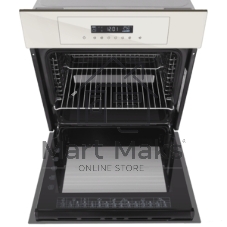 Шкаф духовой электрический Maunfeld AEOD60103BG, 60л, дверца с 3 стеклами, бежевый
