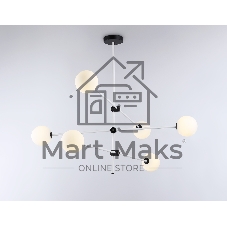 Светитльник Ambrella Light TR2512/6 WH/BK белый/черный G9/6 max 10W D970*830