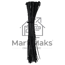 Хомут кабельный 4.8х300 нейл. черный (уп. 100 шт) IEK UHH32-D048-300-100