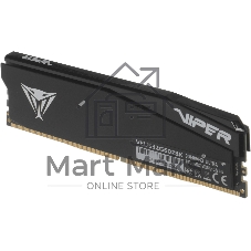 Оперативная память Patriot Viper Elite 5 Ultra, DDR5, 32GB (2x16GB), 6000 MHz, CL28, с радиатором, чёрный