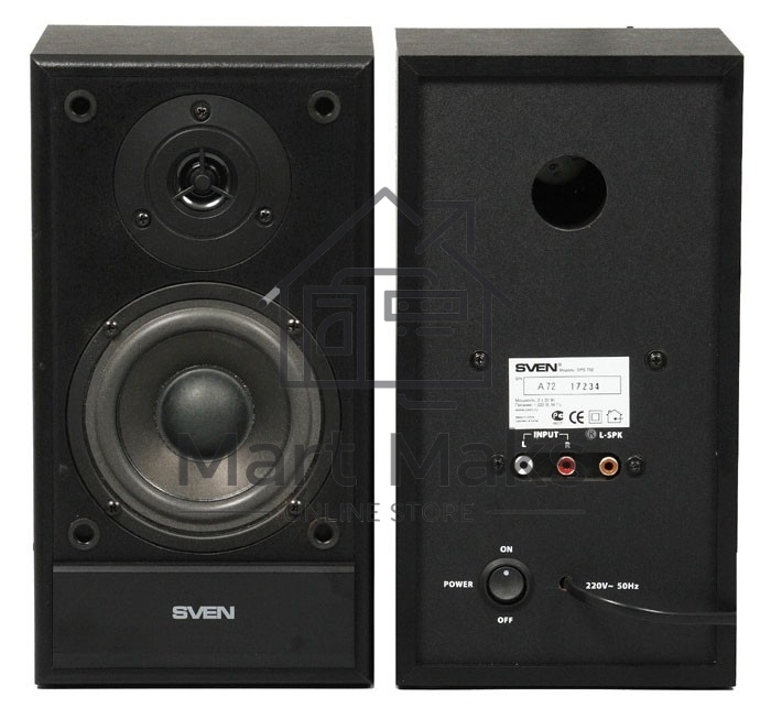 Колонки Sven SPS-702 2.0 черный 40Вт