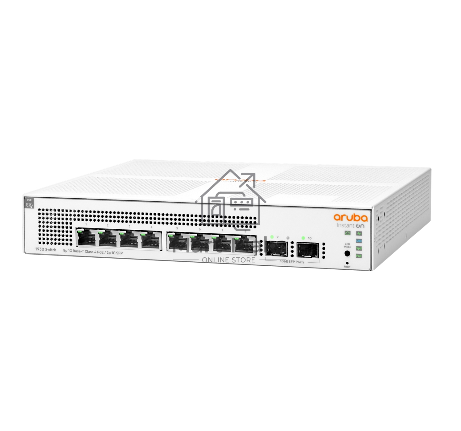 Коммутатор HPE Aruba IOn 1930 8G 2SFP 124W Switch