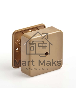 Коробка универсальная для кабель-каналов 80х80х25 кор. IP40 Рувинил 65005К