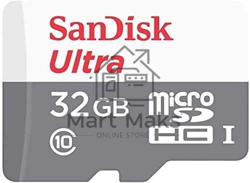 Флеш карта microSD 32GB SanDisk microSDHC Class 10 Ultra UHS-I 100MB/s