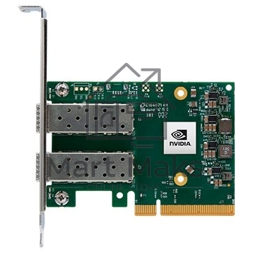 Сетевая карта ConnectX-6 Lx EN adapter card, 25GbE, Dual-port SFP28, PCIe 4.0 x8, No Crypto, Tall Bracket